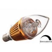 LED žárovka - E14 5W 230V svíčka stmívatelná teplá bílá