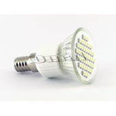 LED žárovka - E14 3,3W 230V bodová SMD 3528 studená bílá